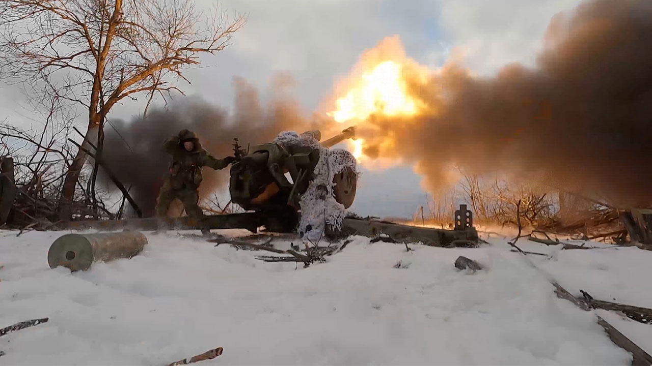 Артиллеристы России в зоне проведения СВО на Украине