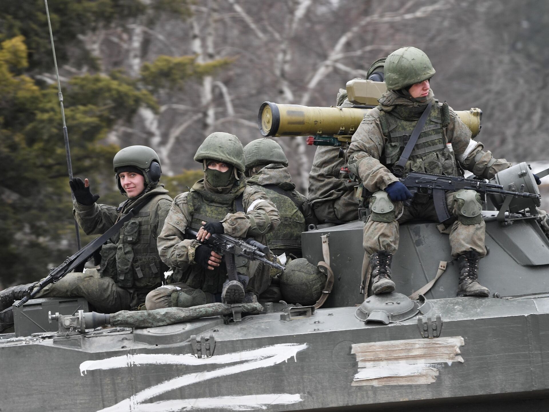 Бойцы Армии России