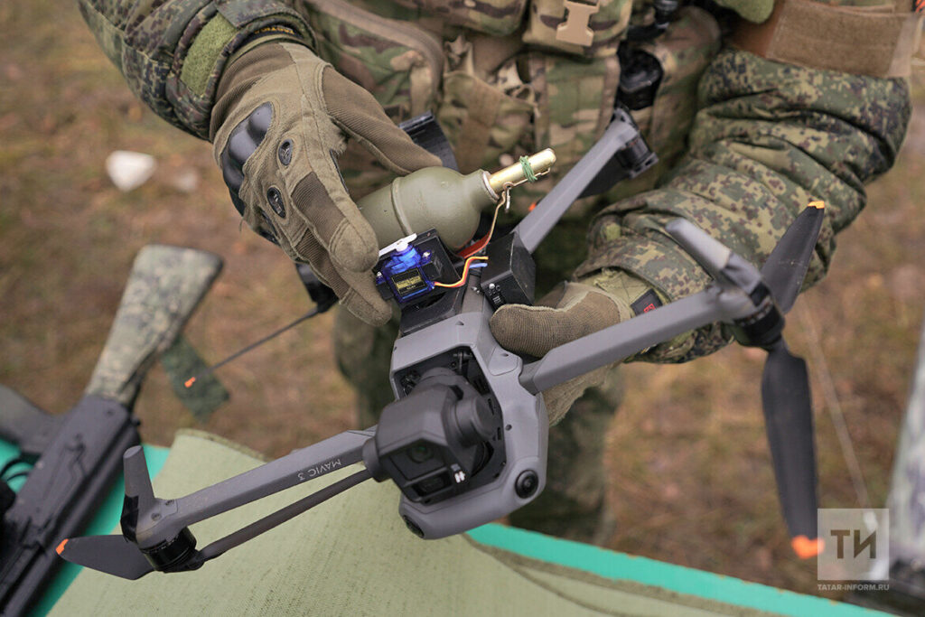 Подготовка FPV-дрона для отработки по противнику