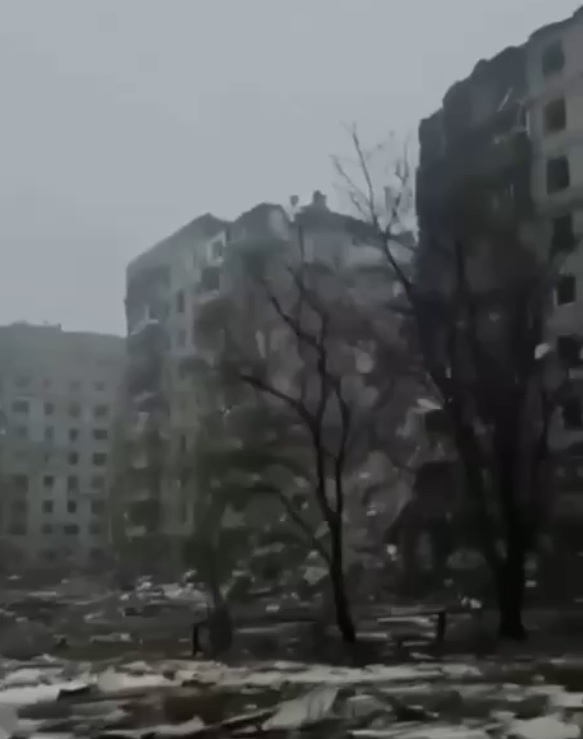 Авдеевка, городские кварталы, превращенные в укрепления ВСУ