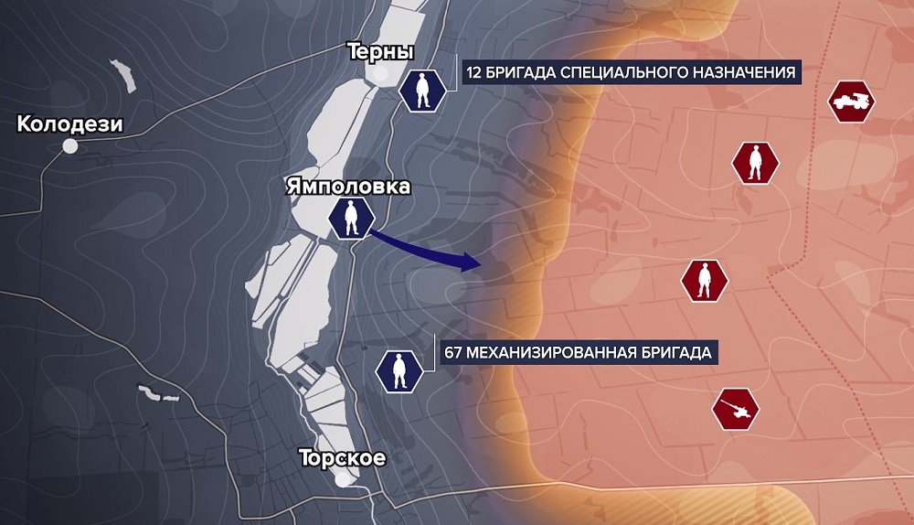Карта СВО на Краснолиманском направлении. Последние новости спецоперации на карте. Источник - Рыбарь