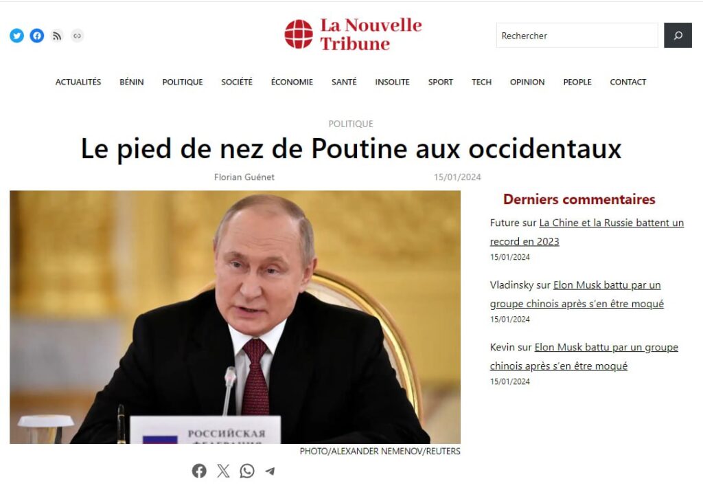 Пока Зеленский клянчит деньги, Россия наращивает импорт, пишет Le Nouvelle Tribune
