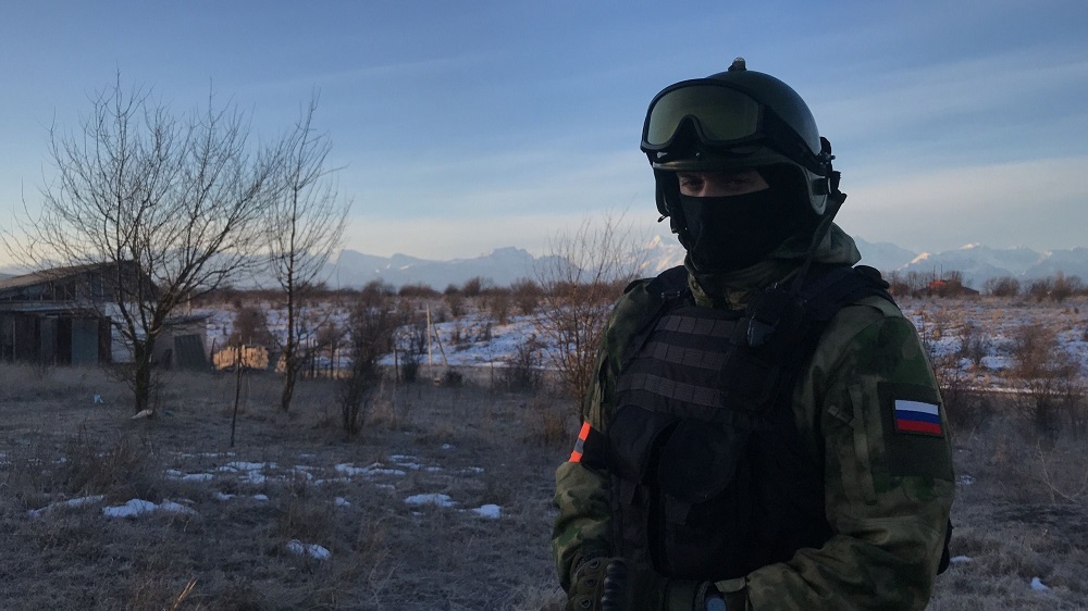 Российский солдат в зоне СВО
