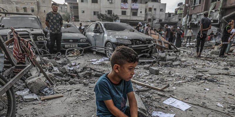 Сектор Газа после израильских бомбардировок