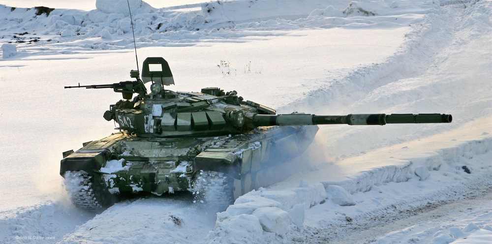 Т-90 за работой
