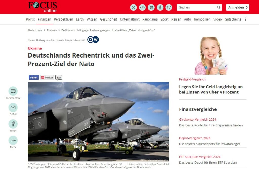 Только «бухгалтерская акробатика» помогает Германии угодить НАТО