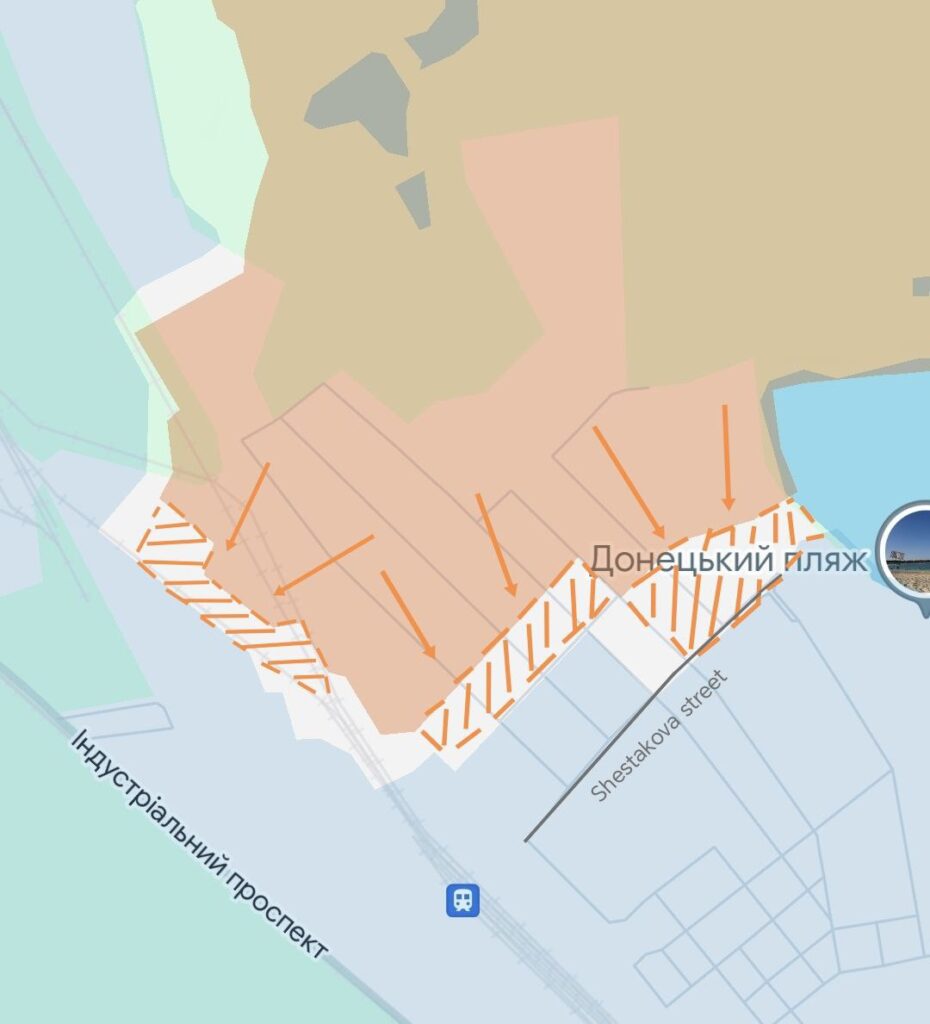 Карта СВО на Авдеевском направлении, район прорыва в Авдеевке. Последние новости спецоперации на карте
