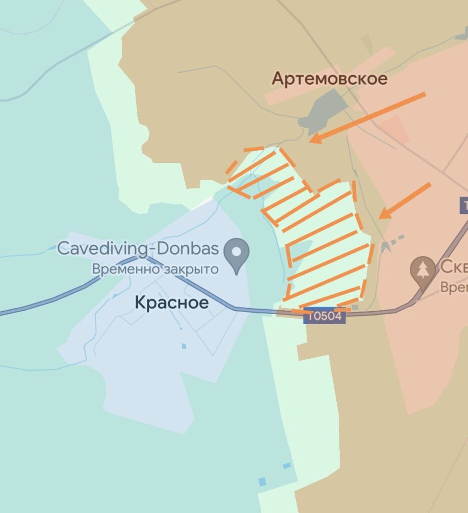 Карта СВО на Часовояровском направлении. Последние новости спецоперации на карте