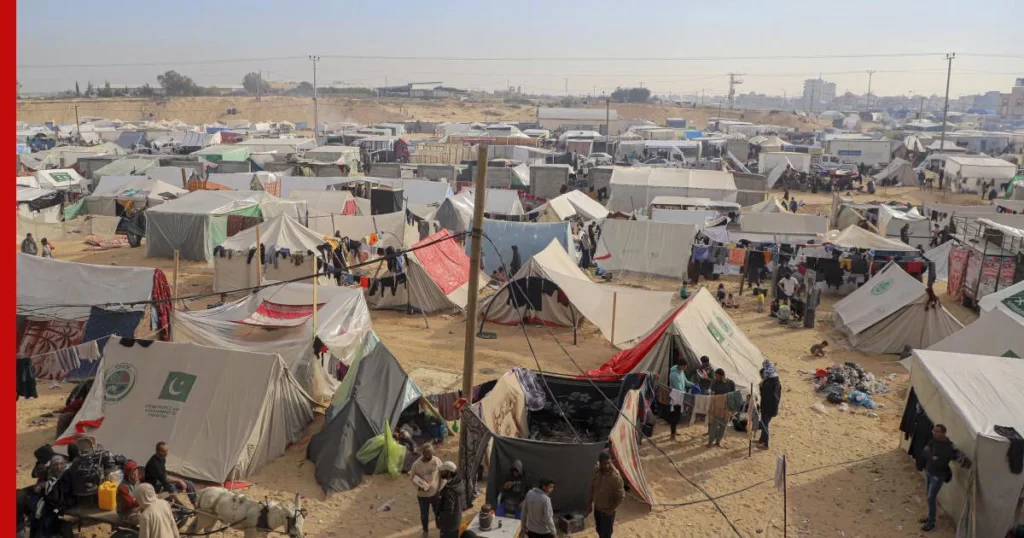 Лагерь беженцев в Рафахе