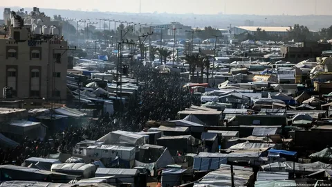 Миллионы беженцев в Рафахе