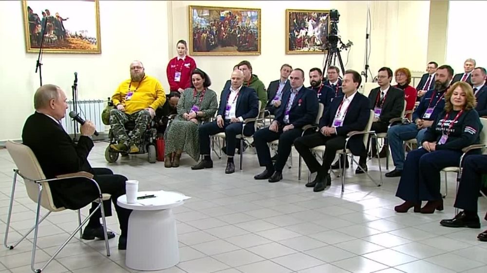 Основные тезисы из выступления Путина на форуме «Все для победы!» в Туле