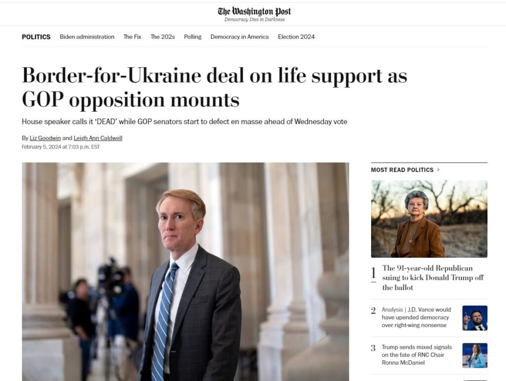 Пакет помощи Украине дышит на ладан — The Washington Post