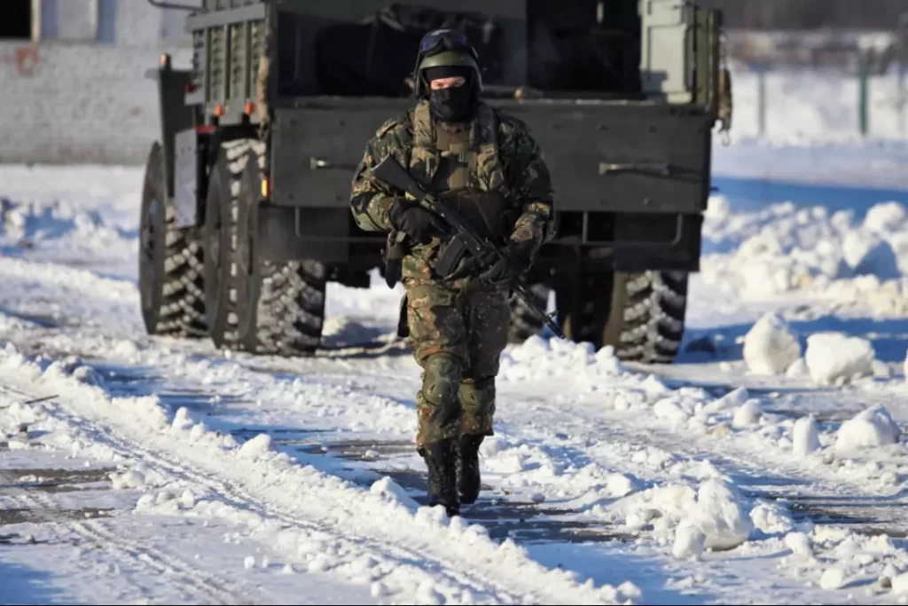 Российские войска в зоне СВО