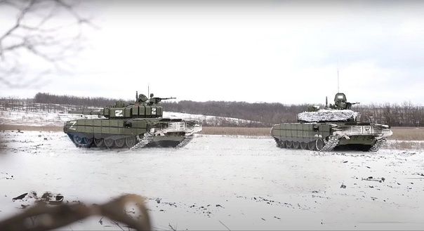 Российские танки в зоне СВО