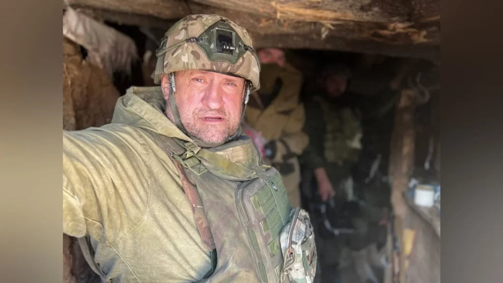 Александр Сладков в зоне военных действий