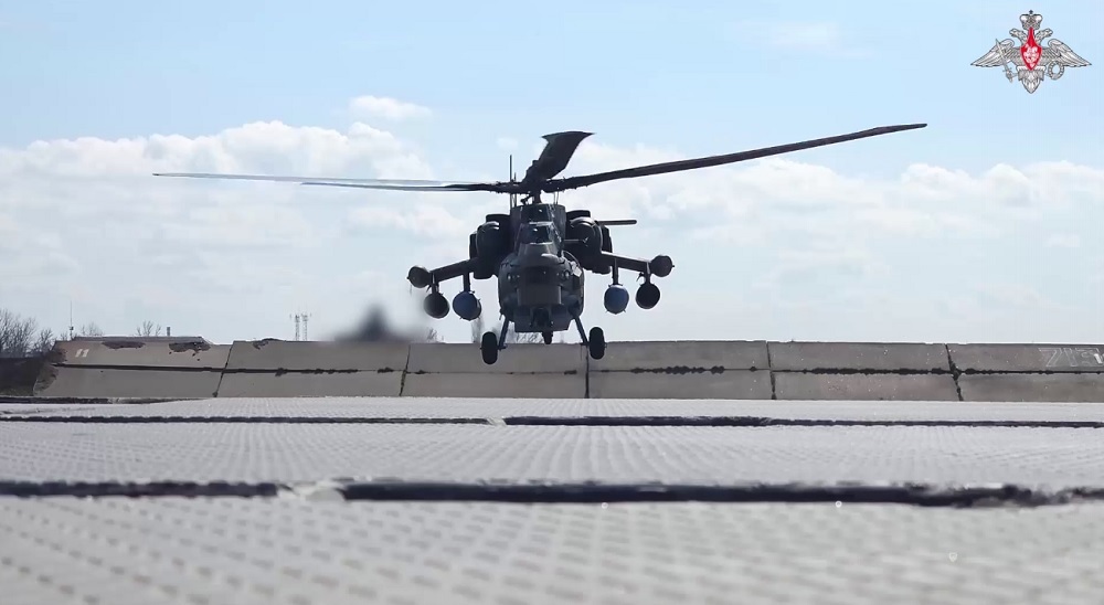 Вертолет Ми-28 армейской авиации ВКС