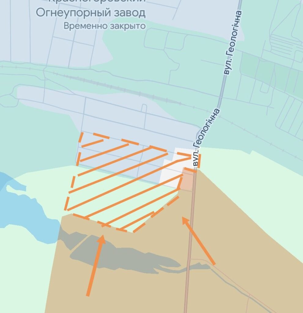Карта СВО на Донецком направлении, район Красногоровки. Последние новости спецоперации на карте