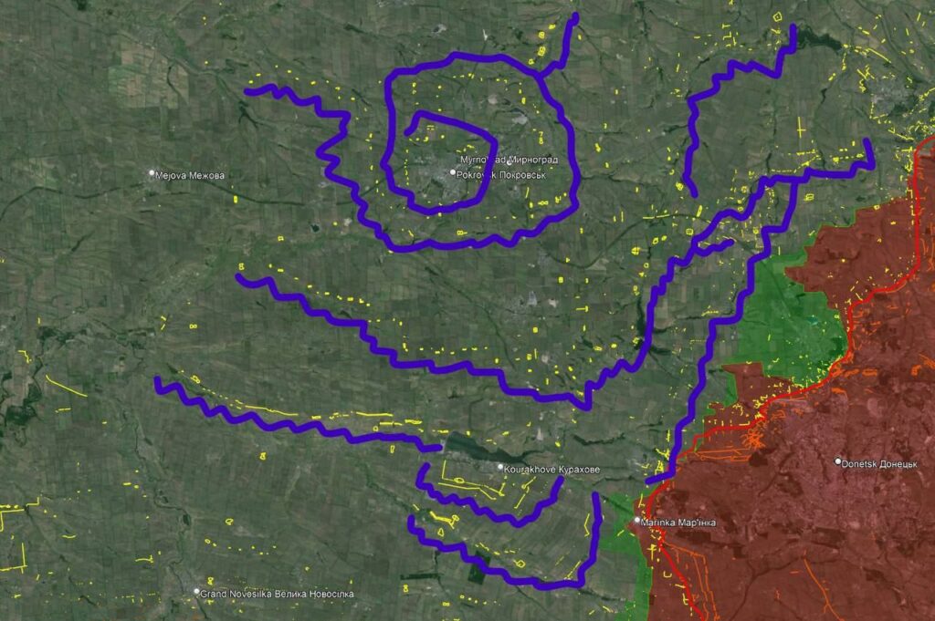 Карта СВО на Донецком направлении. Последние новости спецоперации на карте