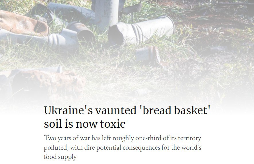 Почвы Украины загрязнены токсичными элементами — Responsible Statecraft