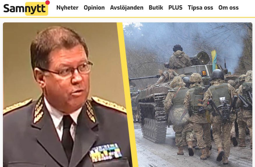 Украинский конфликт невозможно закончить военным образом — экс-глава ВС Швеции
